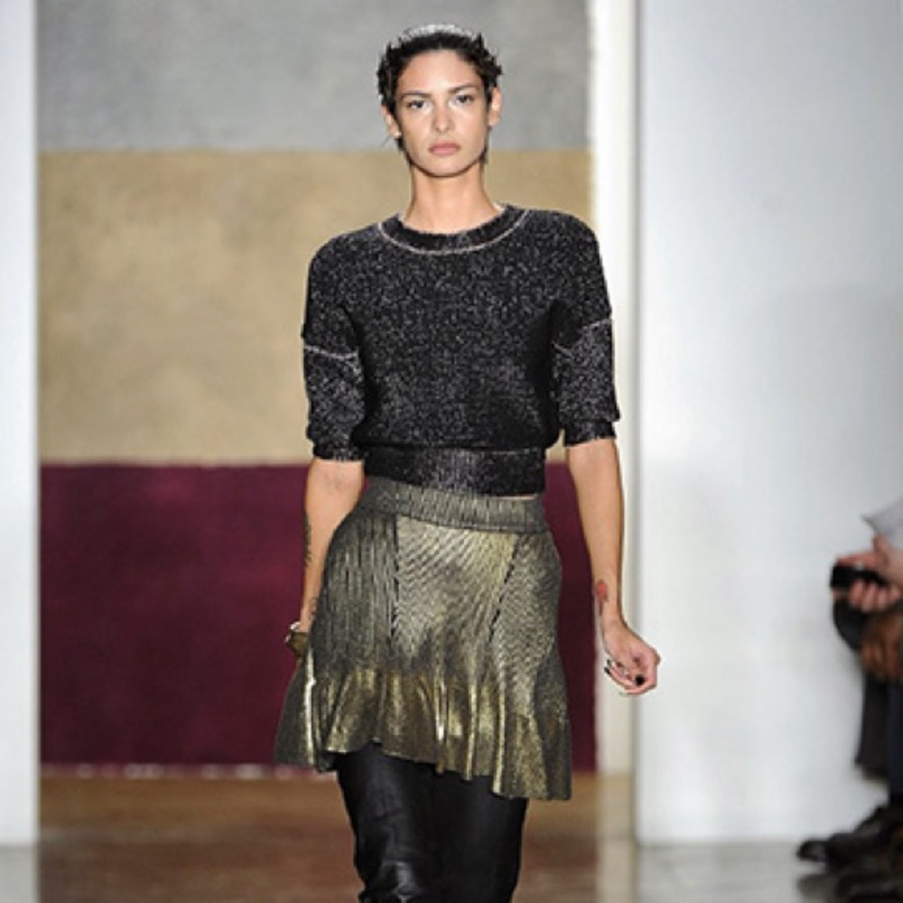 Ohne Titel Black tinsel wool sweater. Size M / S